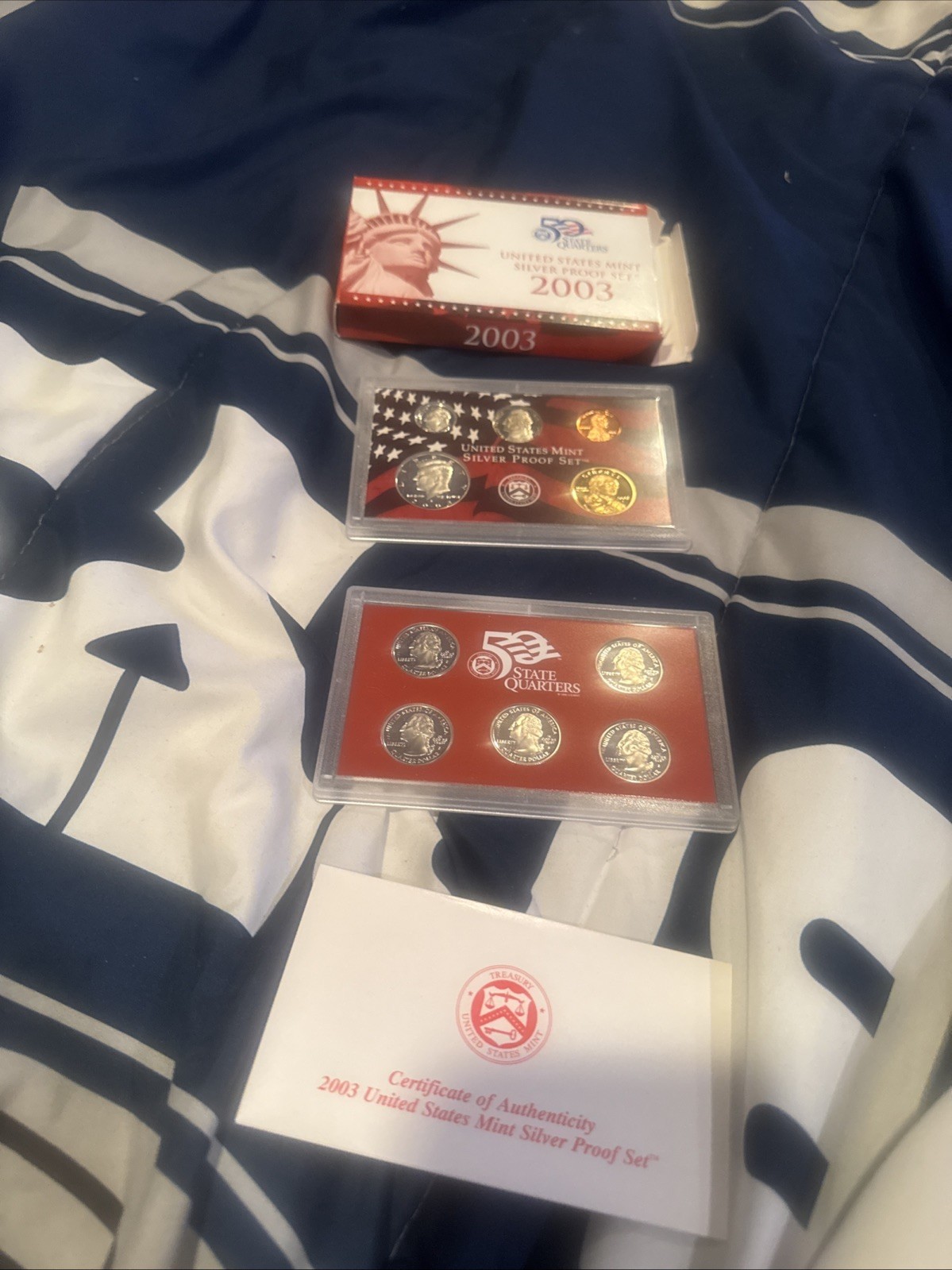 2003 United States Mint Silver Proof Set w/ OGP & COA