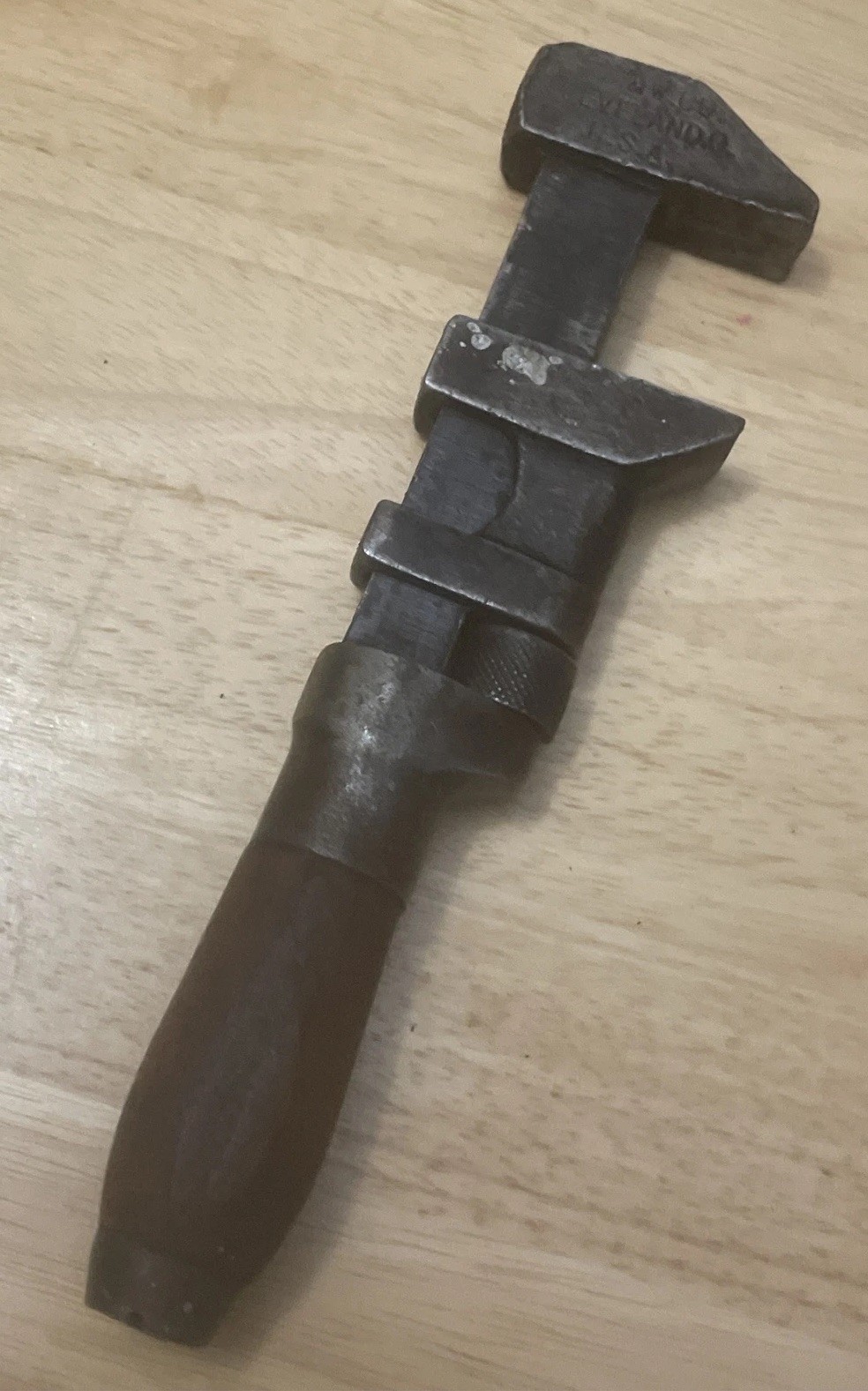 Antique P. S. & W Monkey Wrench Early Logo USA 🇺🇸