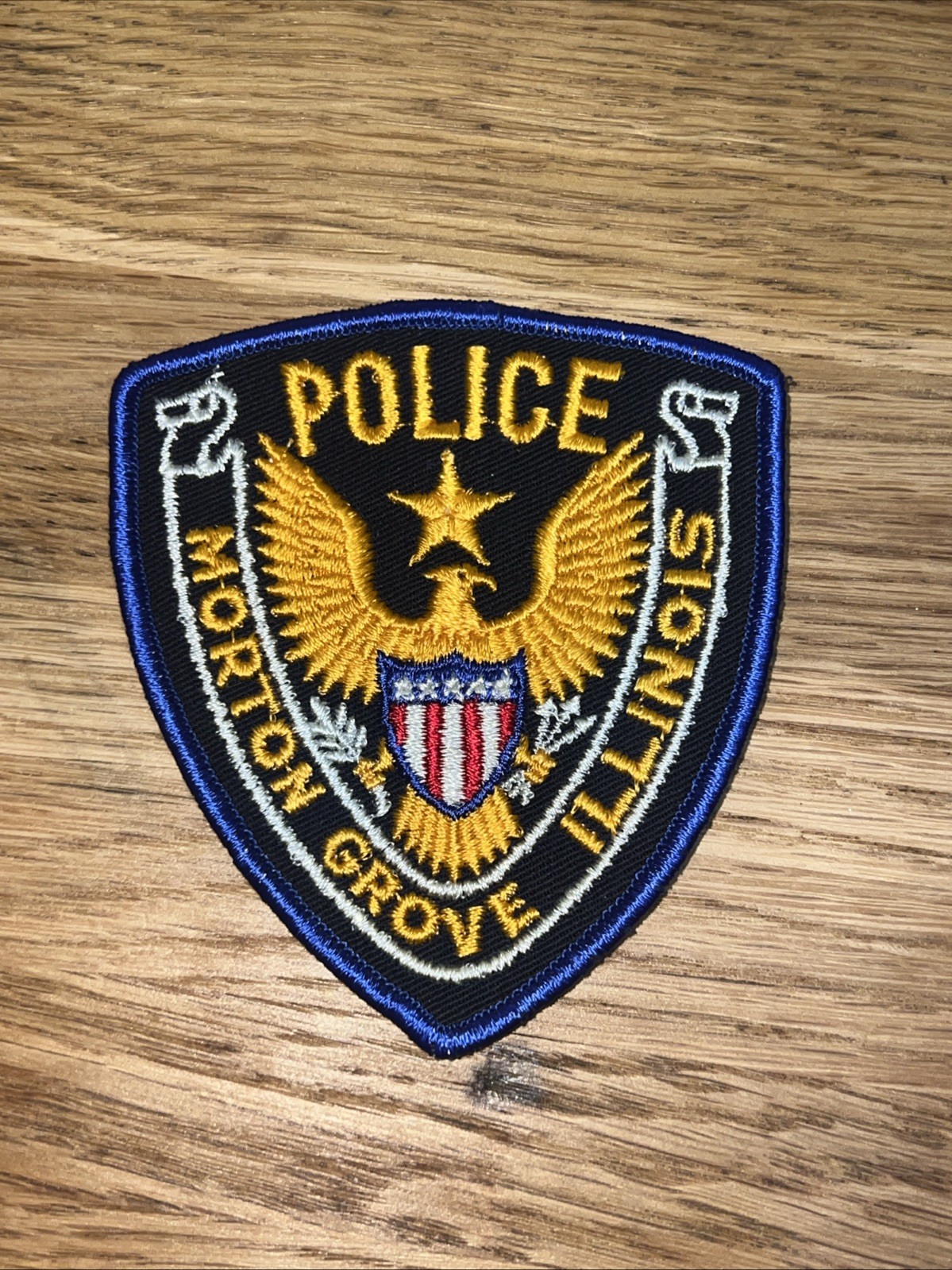 Vintage Obsolete Police Patch Morton Grove Illinois