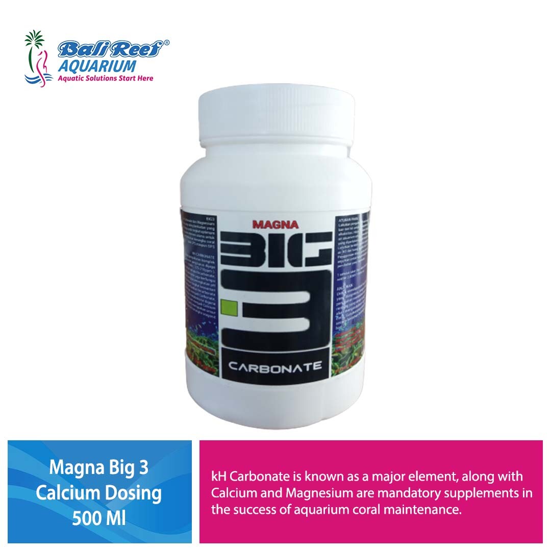 Magna BIG 3 Carbonate Marine Tank Coral Suplement Dosing Carbonate Marine Tank