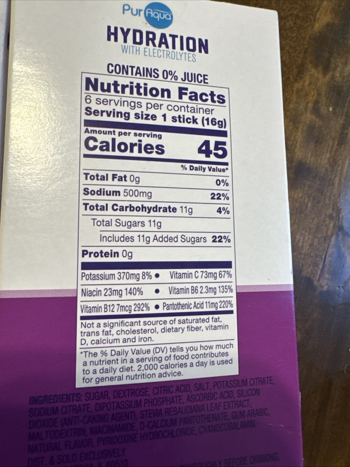 3 Pack Passion Fruit Hydration with Electrolytes Refreshing & Replenishing 18 Pk