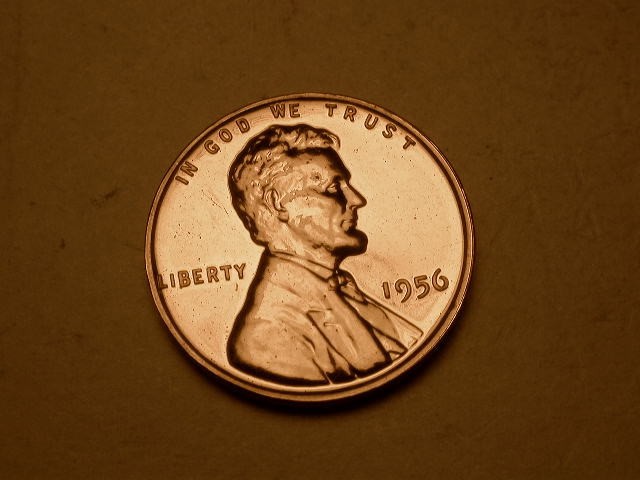 1956 DDR??? Nice Unlisted Doubled Die Reverse Nice Proof Red Lincoln Cent#5