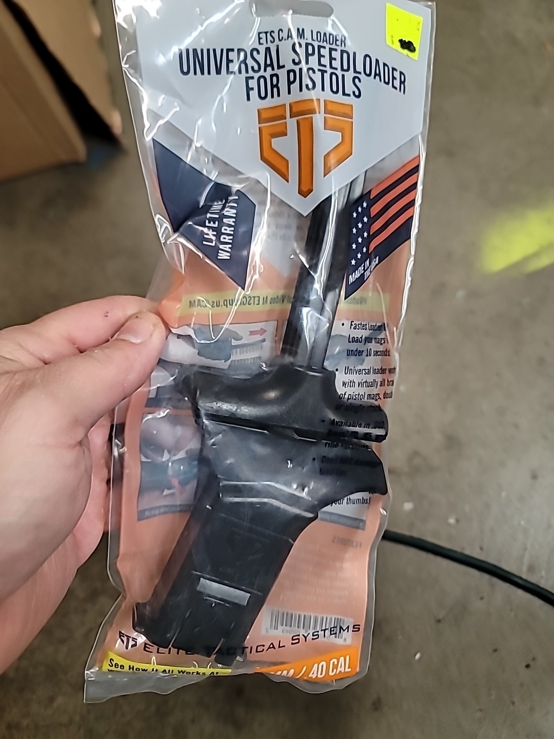 ETS ETSCAM-9mm/40s&w C.A.M. Polymer Magazine Loader