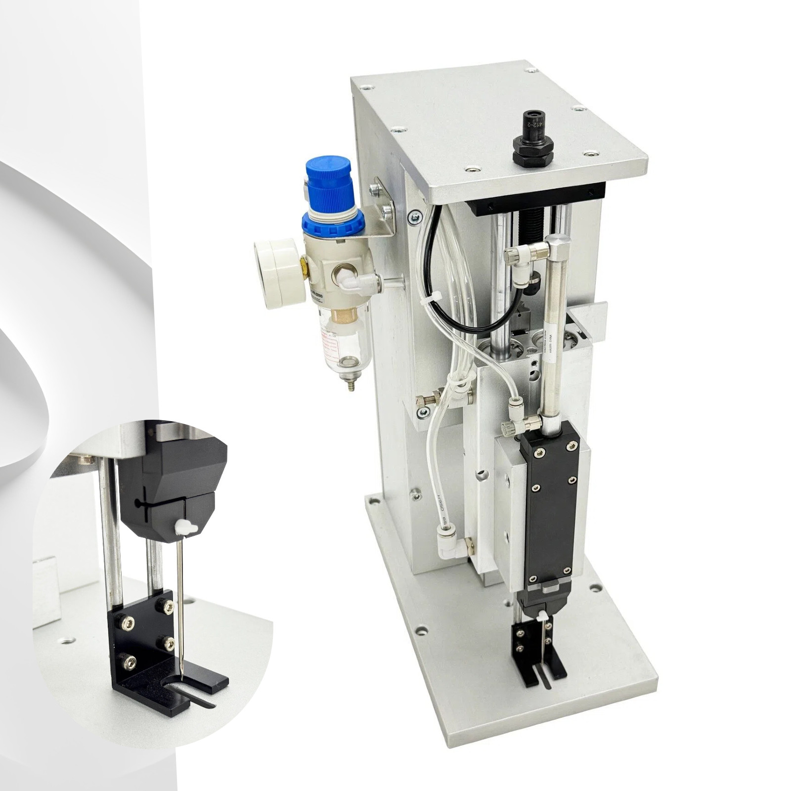 Air-Operated Label Attacher Glue Nail Machine 110-220V for Garment & Textile