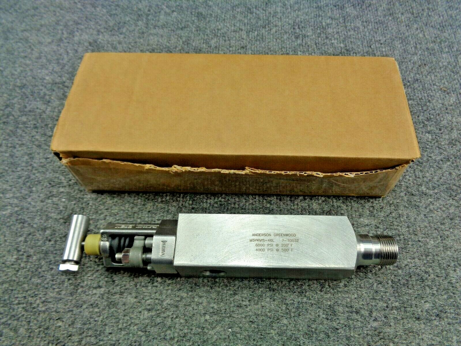 New Unused PENTAIR Anderson Greenwood M5YKVIS-46L Multi Port Gauge Valve