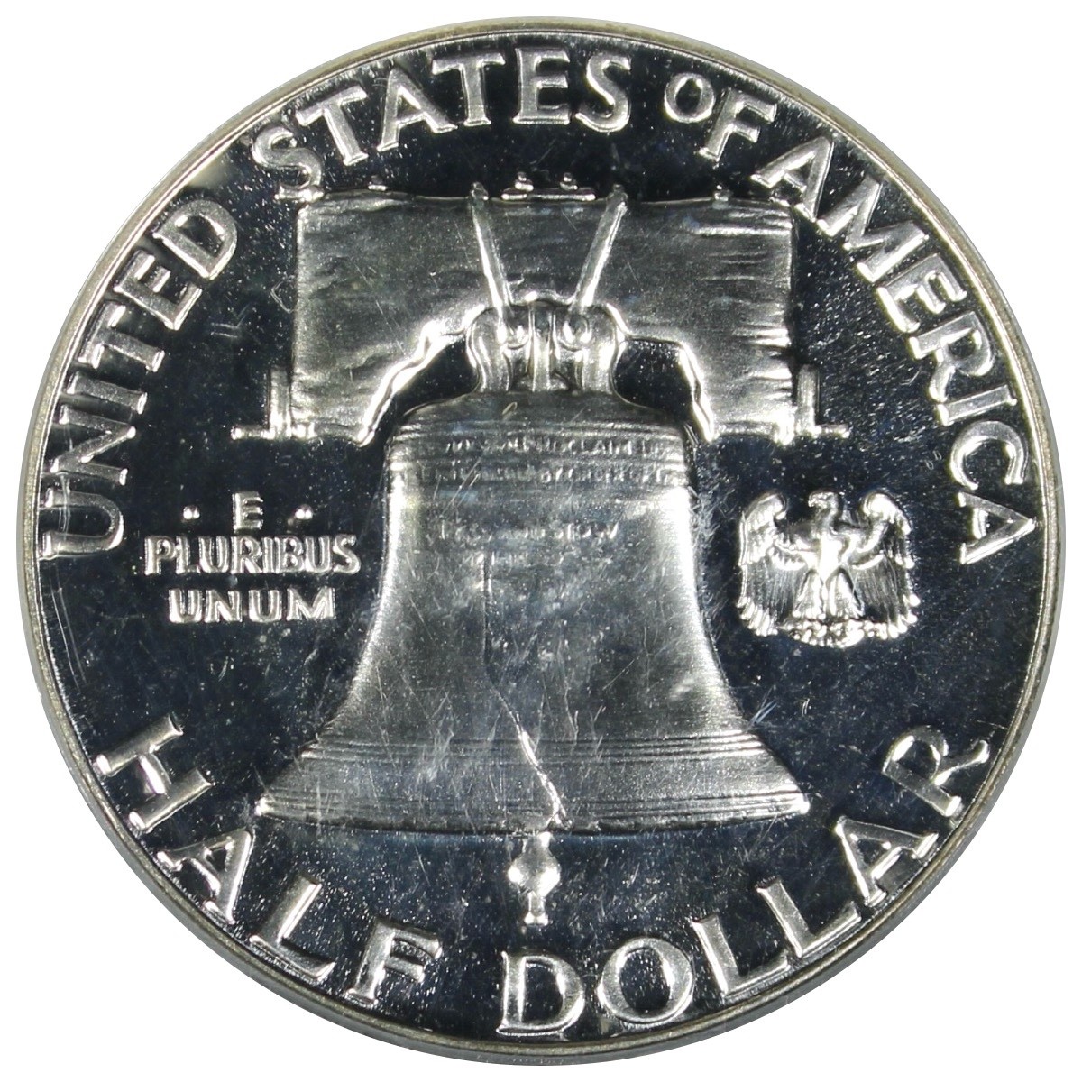 1955 Proof Franklin Half Dollar PCGS PR67 CAMEO