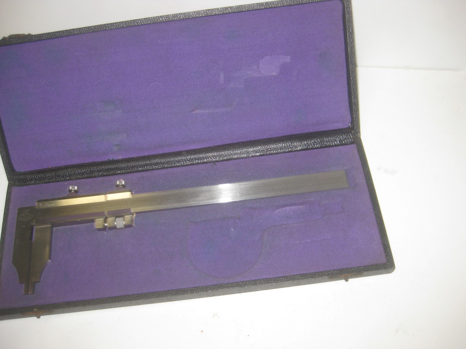 ETALON ROCH VERNIER CALIPER 0-10" 1/1000 Rustless TEMPERED Stainless Swiss