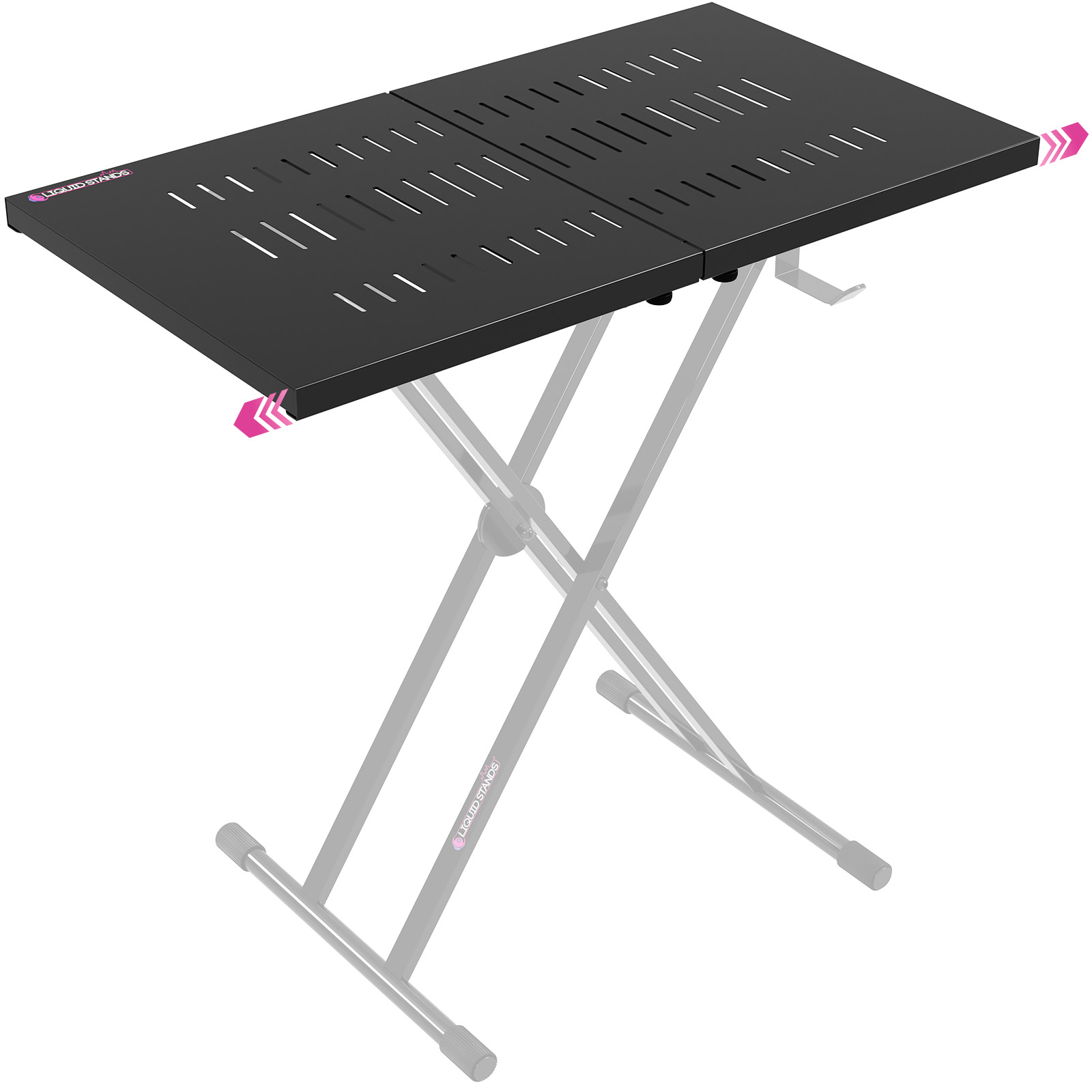 Utility Table Top for X & Z Style Keyboard Stands-Portable DJ Mixer Table Stands