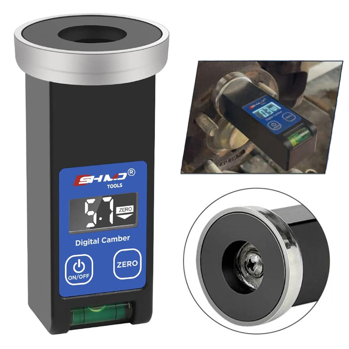 Universal Digital Caster Camber Gauge Magnetic Wheel Alignment Tool Car Truck RV