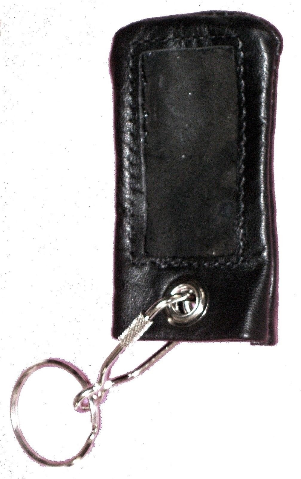 Supple Black Leather Cover / Case for Long Type Clifford Python & Viper Remotes