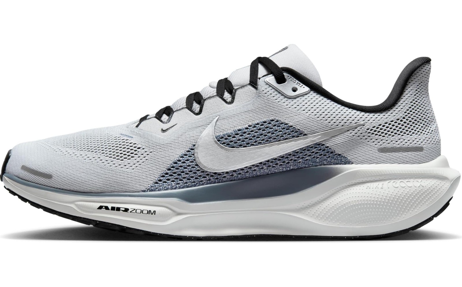 Nike Mens' Air Zoom Pegasus41 Sneakers - Photon Dust/Metallic Silver/Ashen Slate