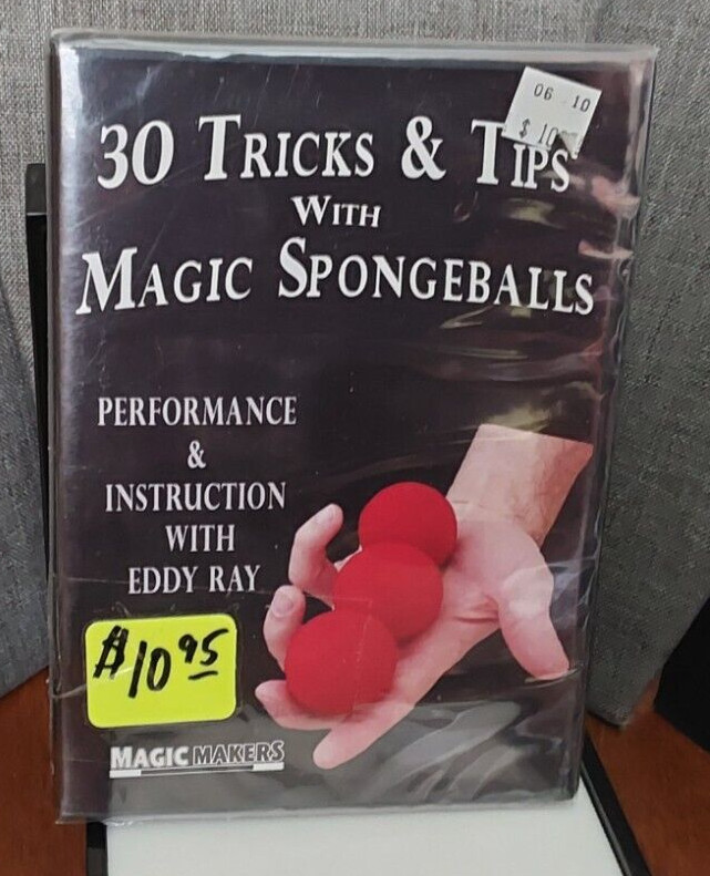 30 Tricks and Tips with Magic Spongeballs DVD - Close-Up Magic DVD