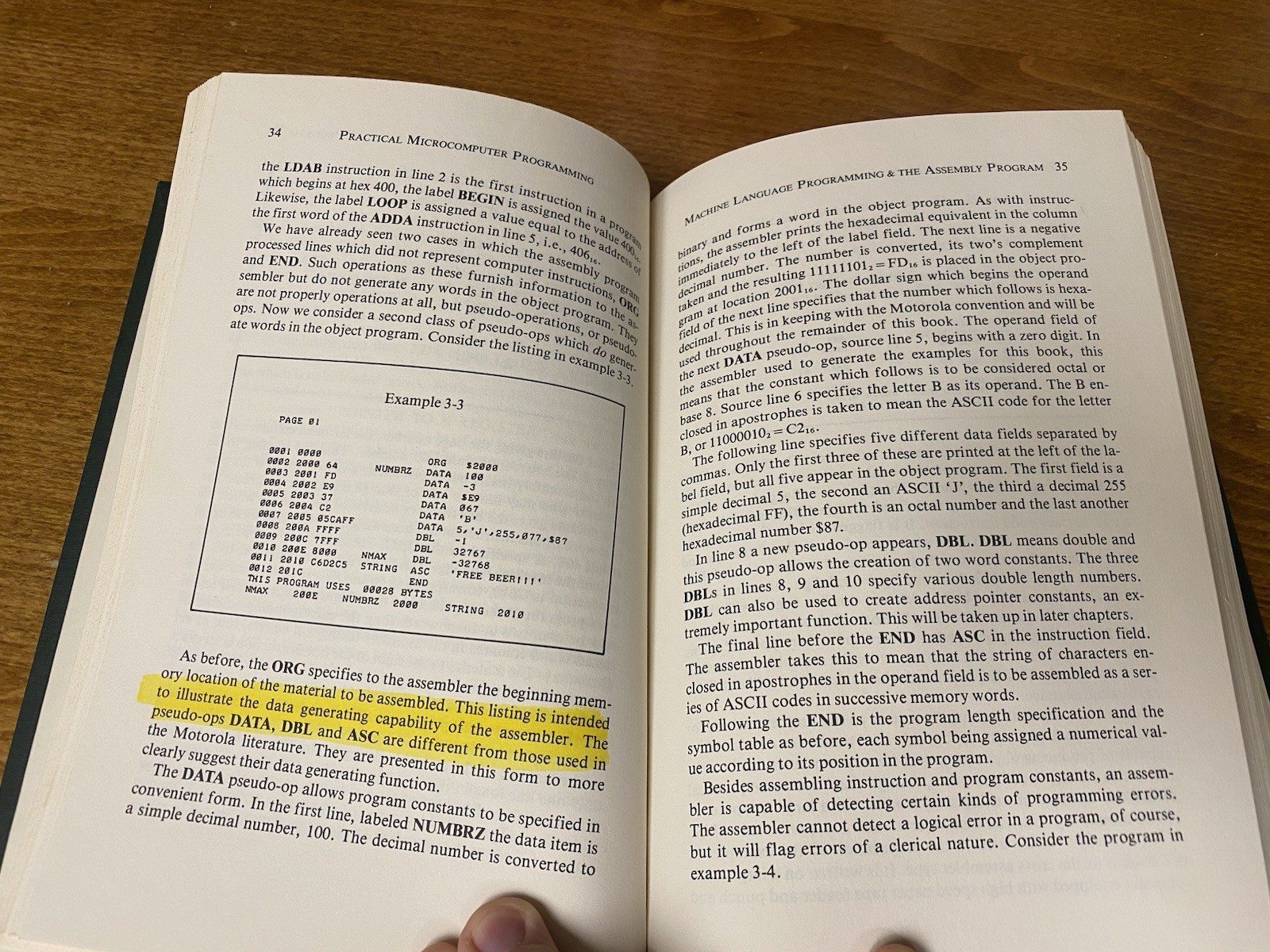 Practical Microcomputer Programming: The M6800 (Motorola) - W.J. Weller 1977 CPU