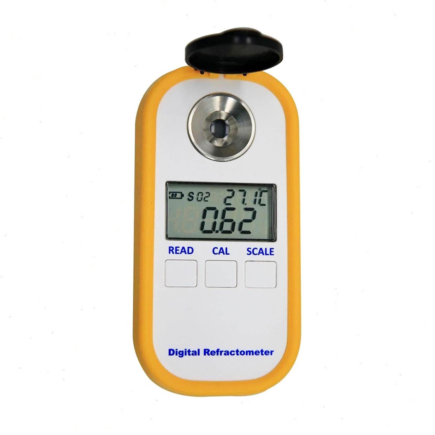 Portable Digital Brix Meter with Temperature Accuracy ±0.5℃ Sugar Refractometer