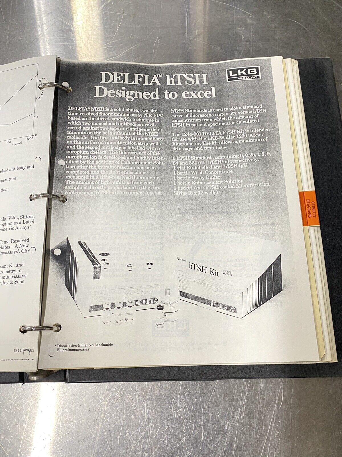 LKB Wallac 1230 Arcus Fluorometer - Users Guide / Instructions Manual