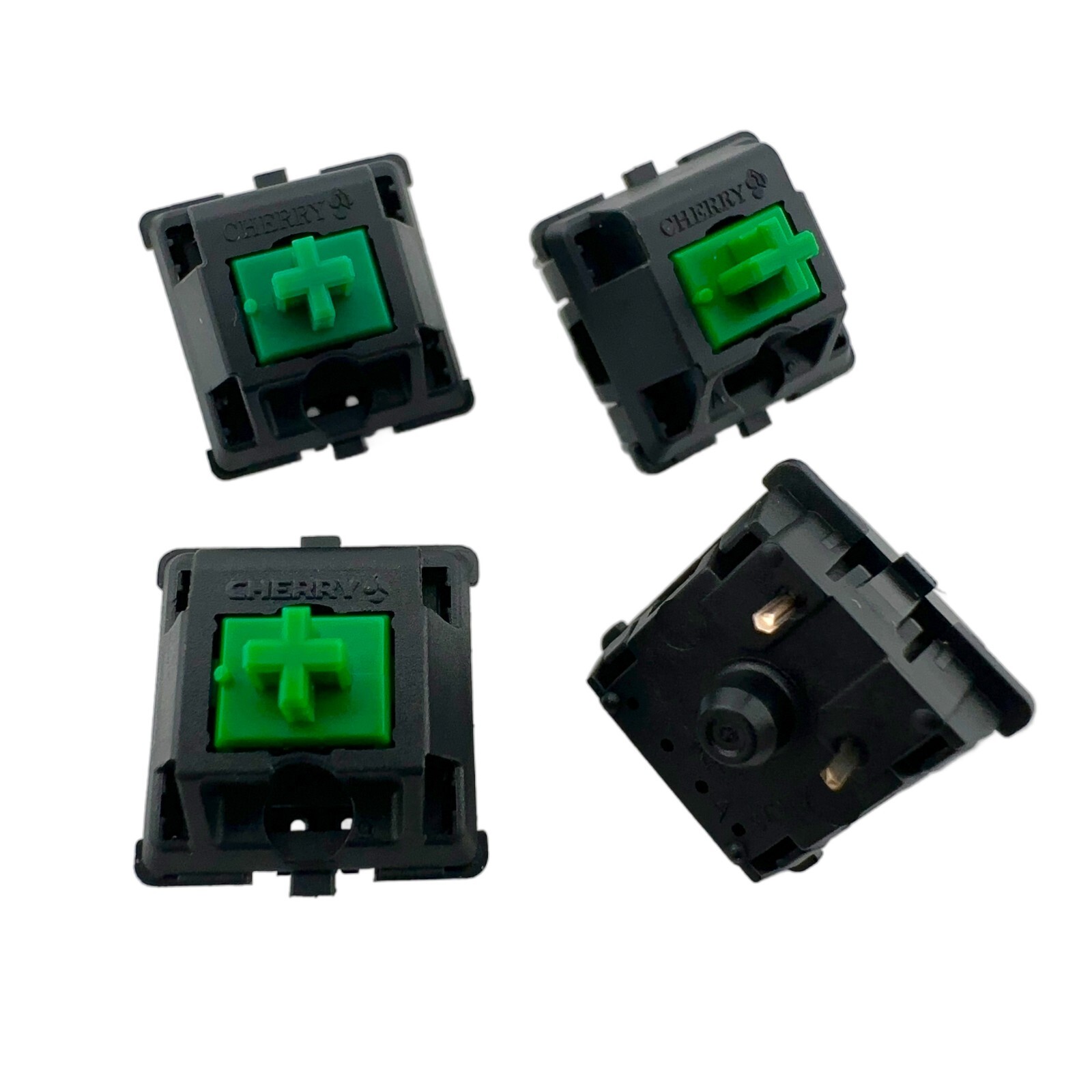 Cherry MX Green Switch Mechanical Keyboard Replacement (4 Pieces)