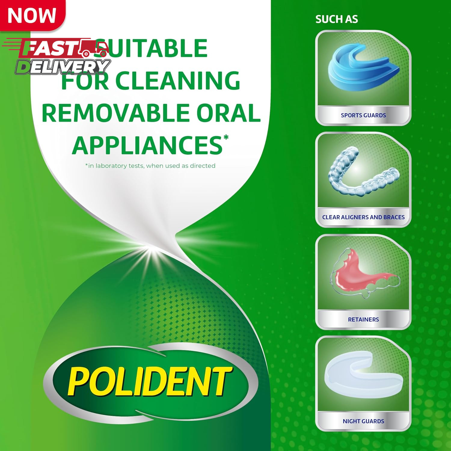 Polident 3 Minute Denture Cleanser Tablets - 120 Count