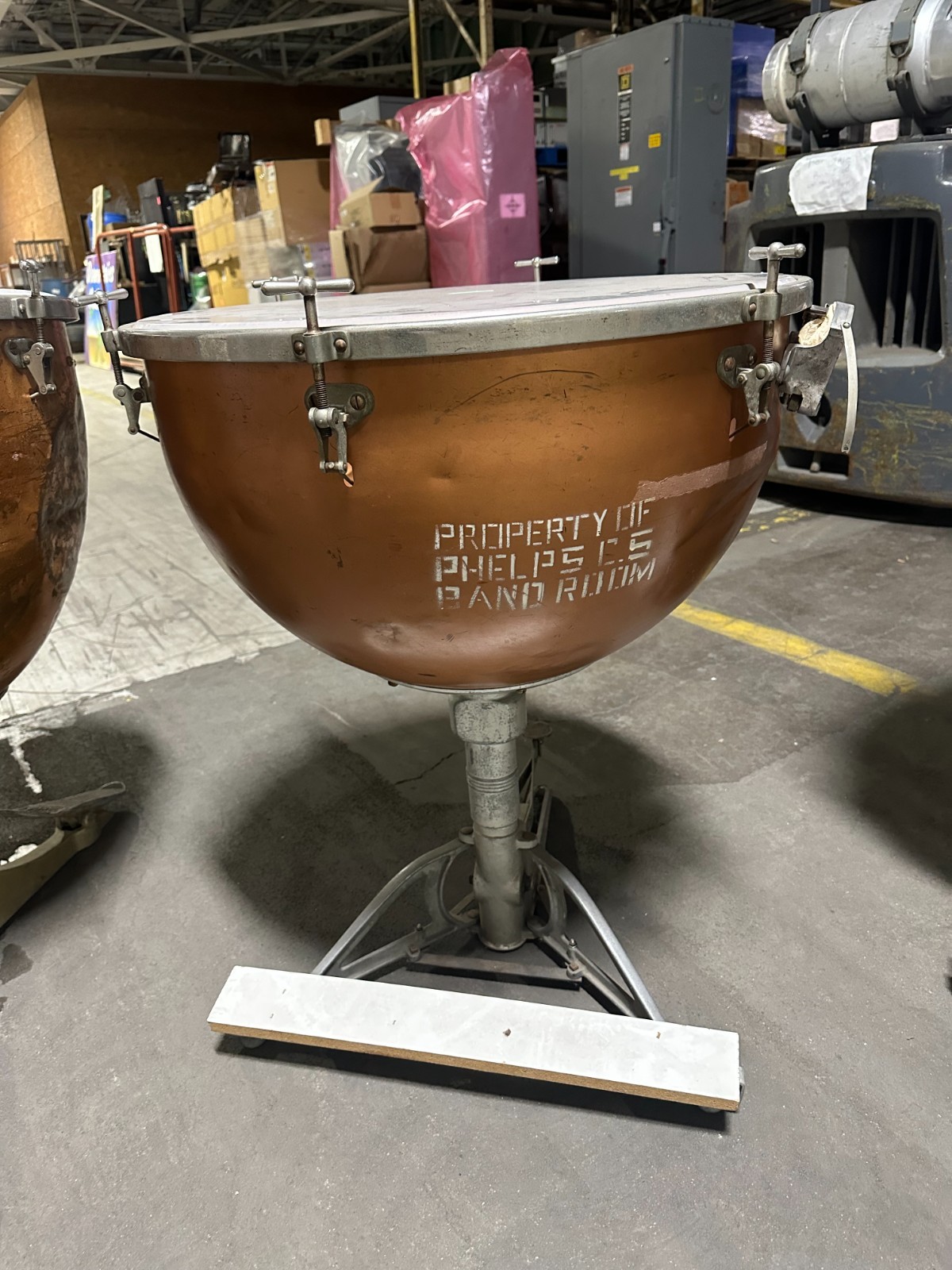 4 LUDWIG TIMPANI COPPER DRUMS