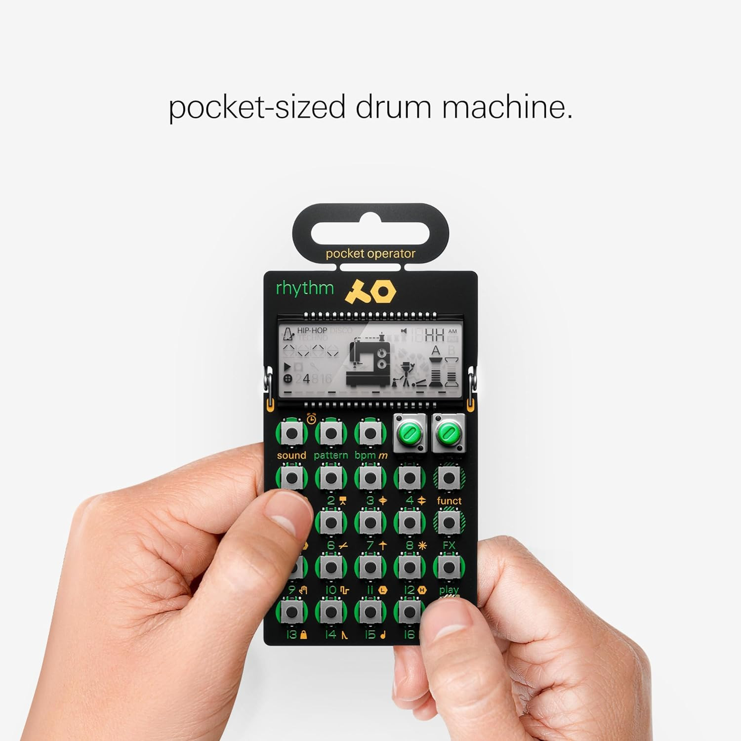 Pocket Operator PO-12 Rhythm, Drum Machine and Sequencer with Parameter Locks an
