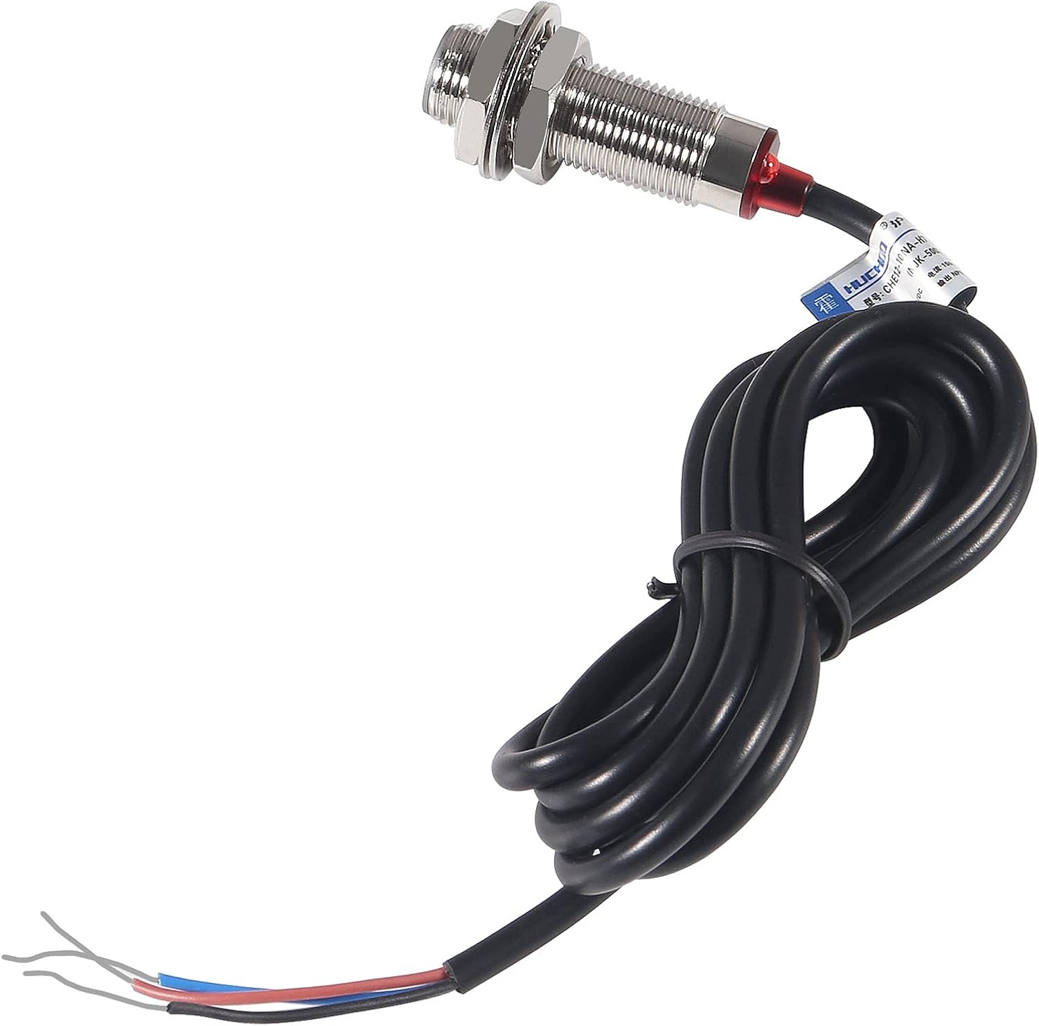 4pcs 10mm NJK-5002C Hall Effect Proximity Sensor Proximity Switch NPN 3-Wires...