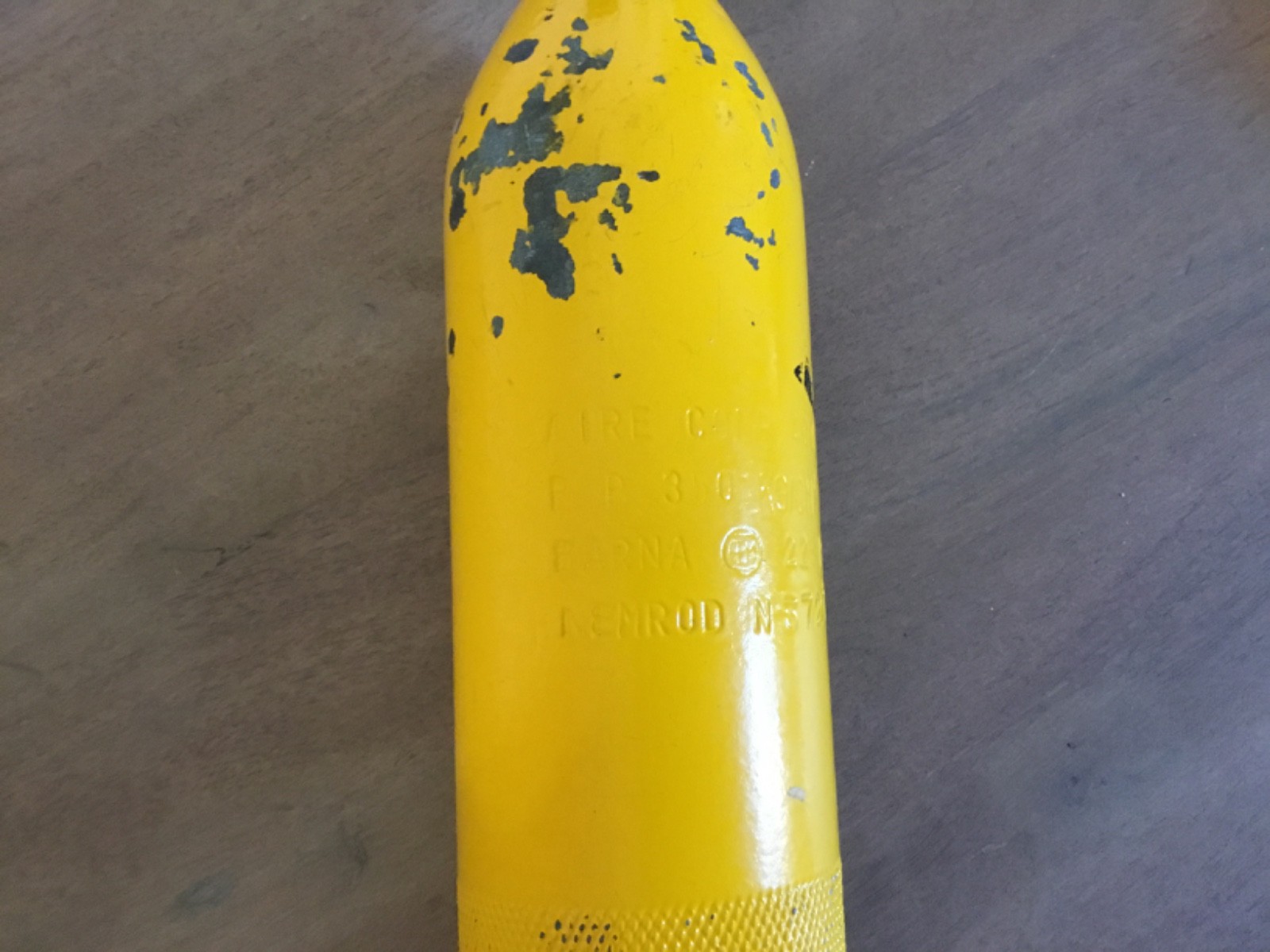 RARE Vintage 1972 NEMROD Pony Bottle Undrilled tank dive Spanish Scuba History