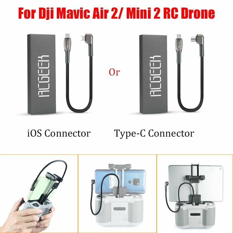 Remote Control Drone Type-C/iOS Connector Data Cable For DJI Mavic Air 2/Mini 2