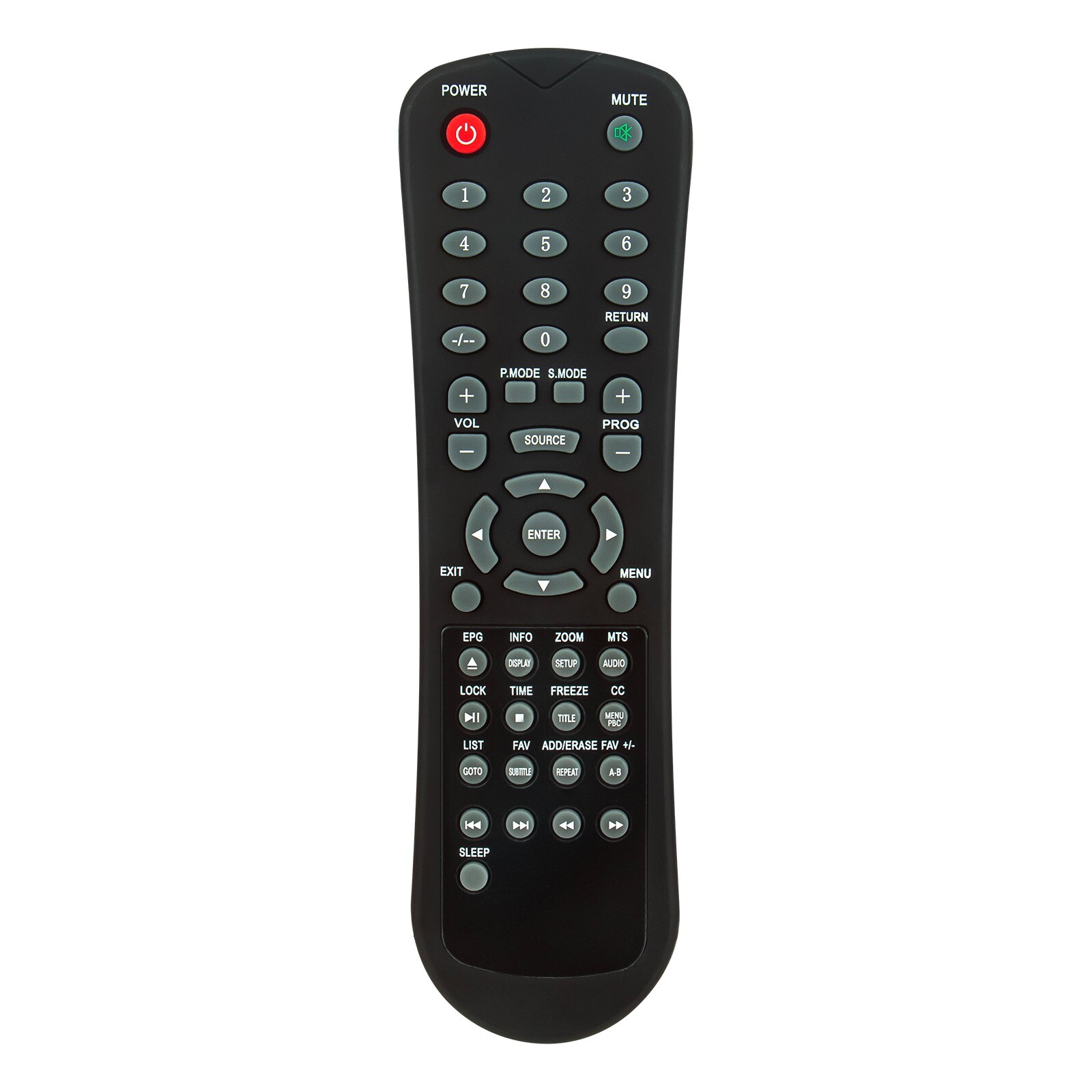 Replaced Remote Control fit For Naxa NTD-1553,NTD-1952,NT-1907, NT-2407,NTD-2255