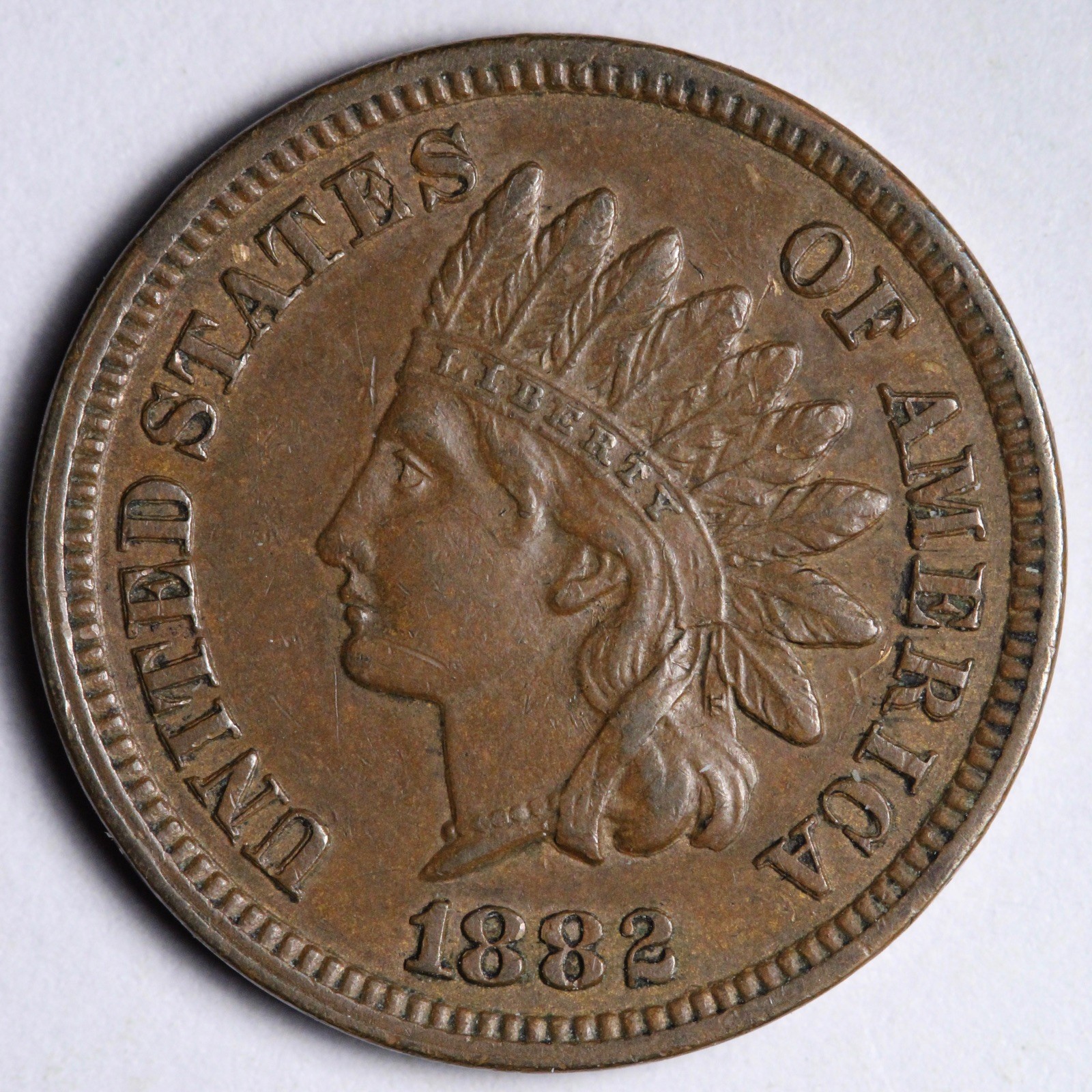 1882 Indian Head Cent Penny UNC *UNCIRCULATED* MS E198 SKHA