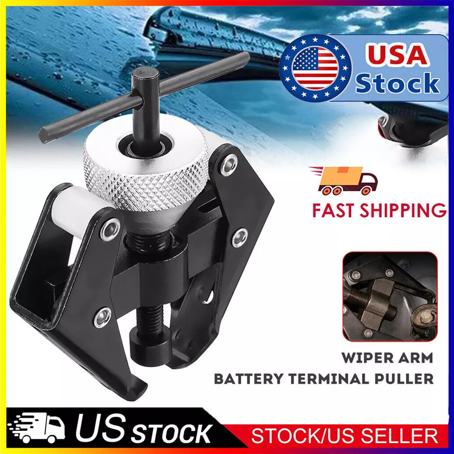Adjustable Windshield Wiper Arm Battery Terminal Puller Remover Special Tool