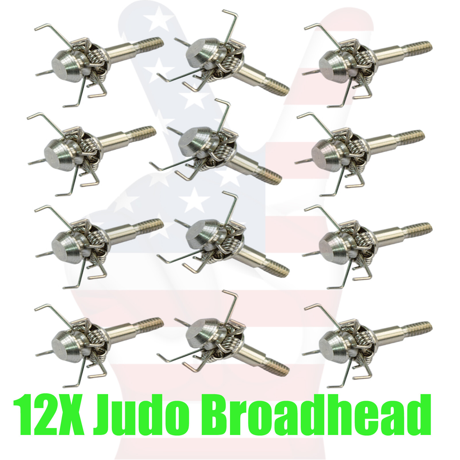 12X 100 Grains Judo Arrow Point Set Archery Broadhead Hunting Small Animal Games