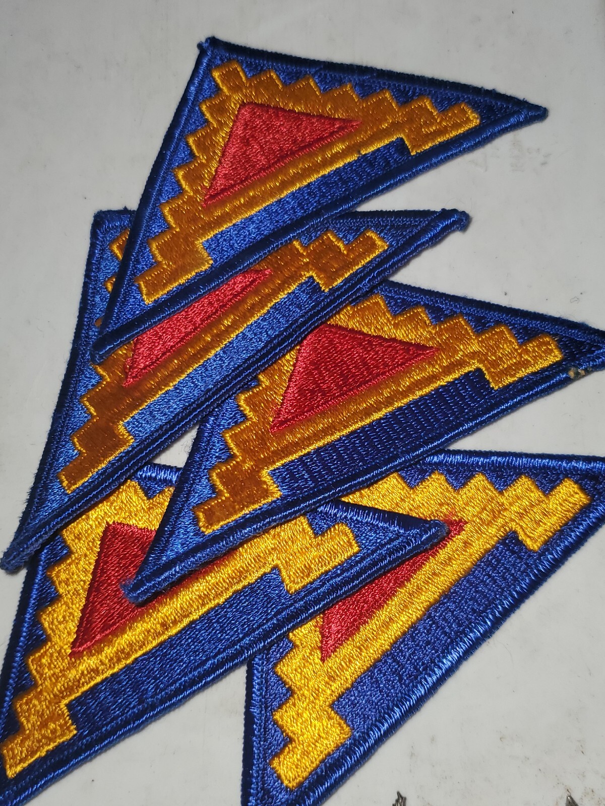 WWII US 7th Army Command Merrowed Edge Patch x1 L@@K!!!