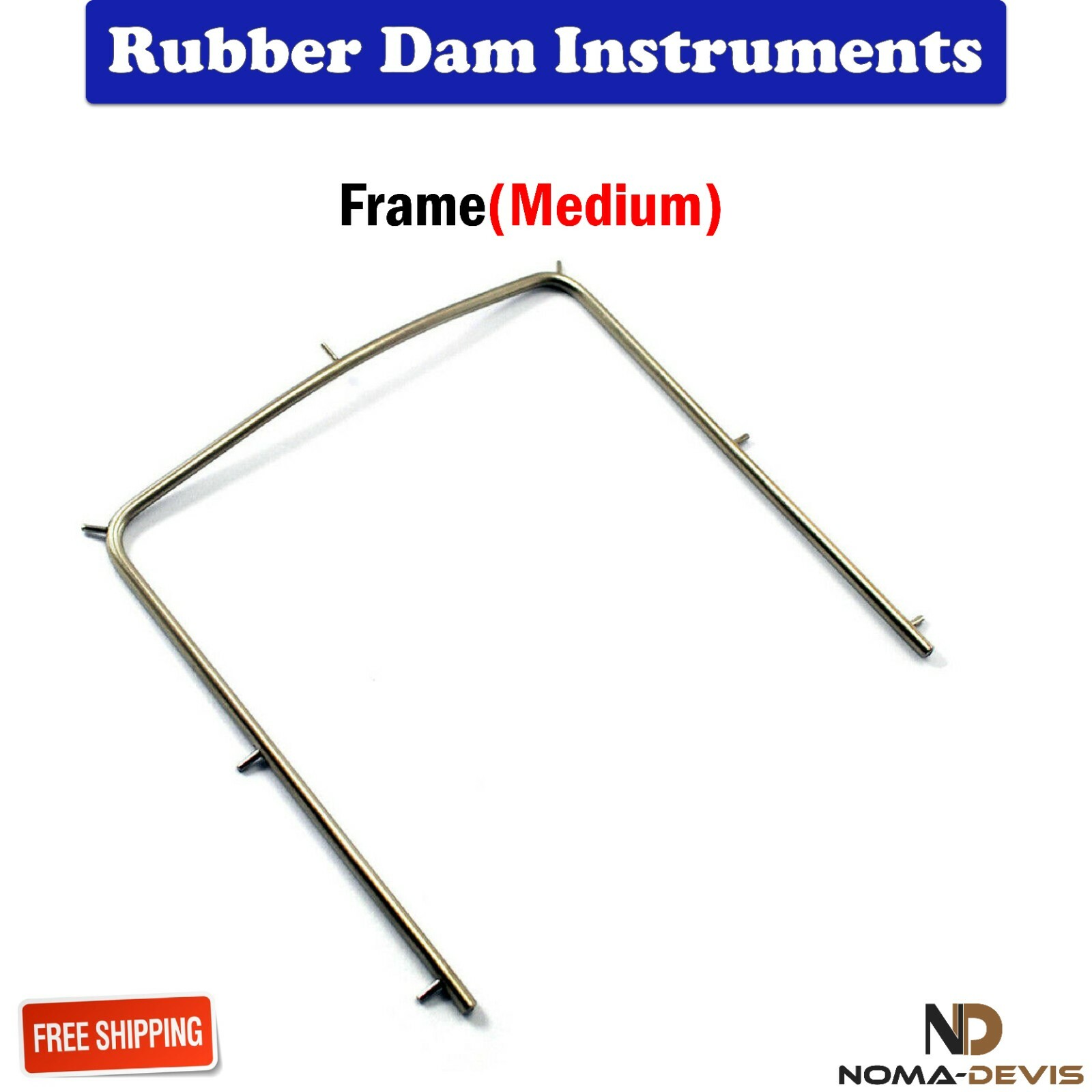 Dental Rubber Dam Stoke Forceps New Endodontic Frame Restorative Instruments Lab