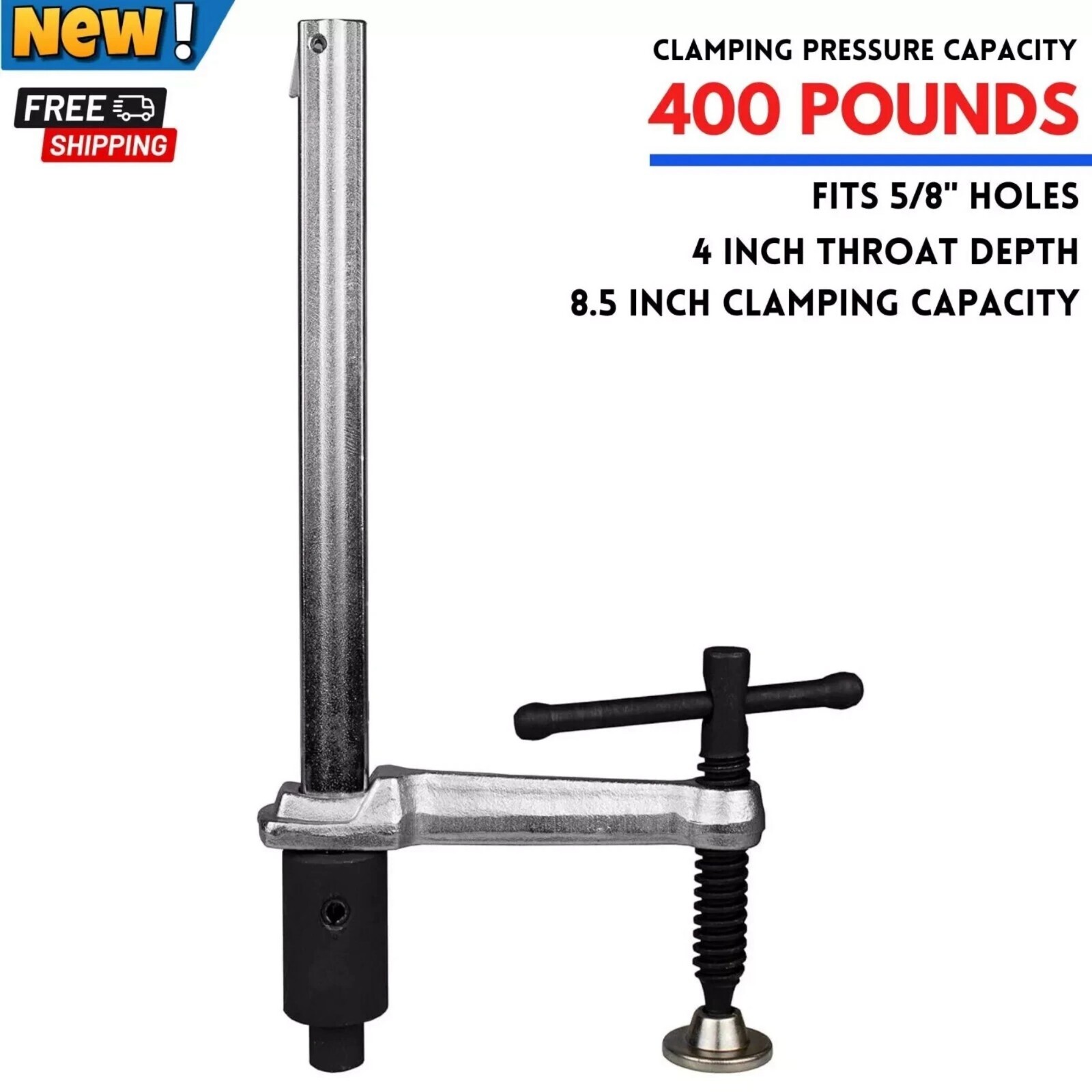 Workbench Surface Hold Down Clamp for 5/8" Dog Hole Metal Welding Fixture Table