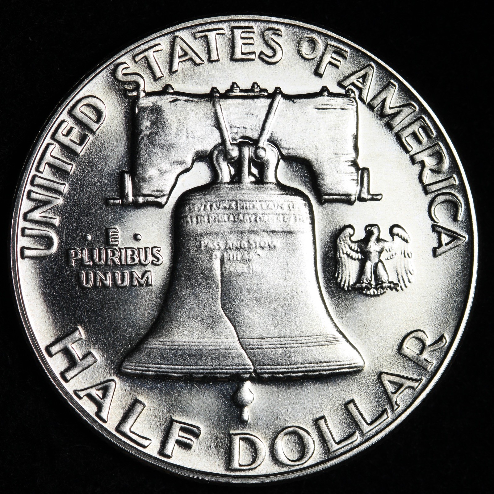 1954 Franklin Silver Half Dollar GEM PROOF E397 KDMK
