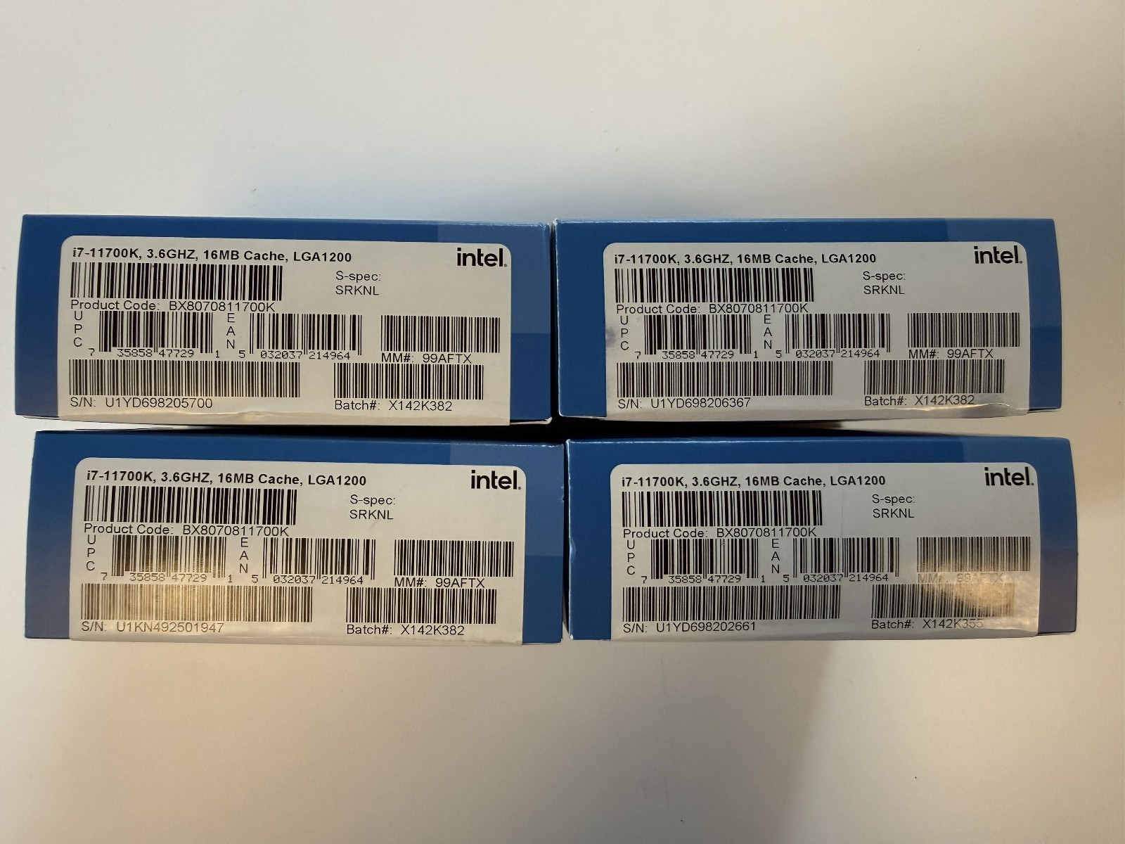 Intel Core i7-11700K Processor (3.6 GHz, 16MB Cache, 8 Cores, Socket LGA1200)