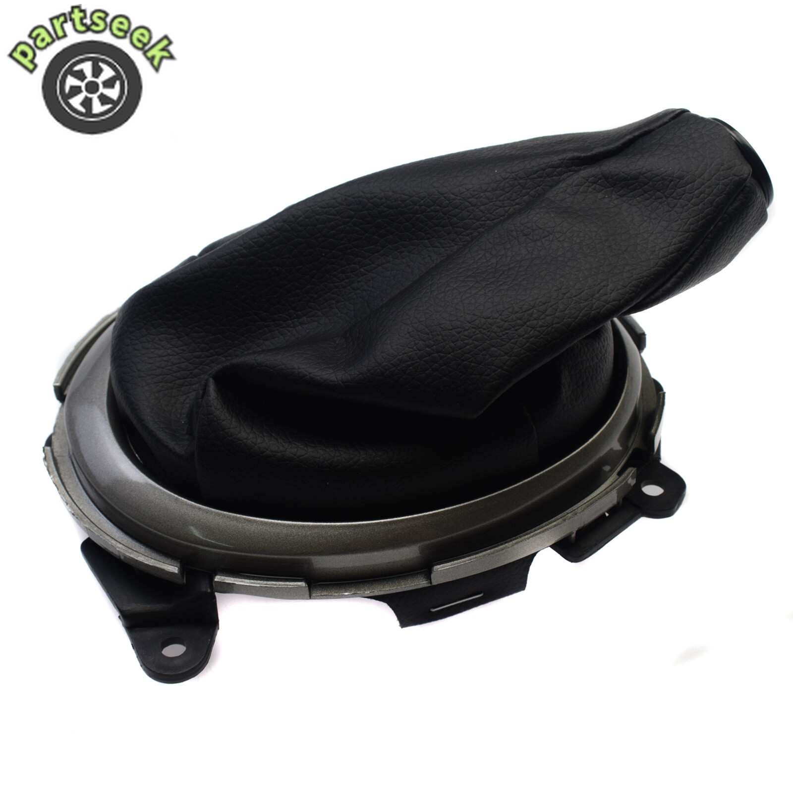 Black Stitched Shift Boot For Honda Fit 1.5L 2009 2010 2011 83414-TF0-J52ZB