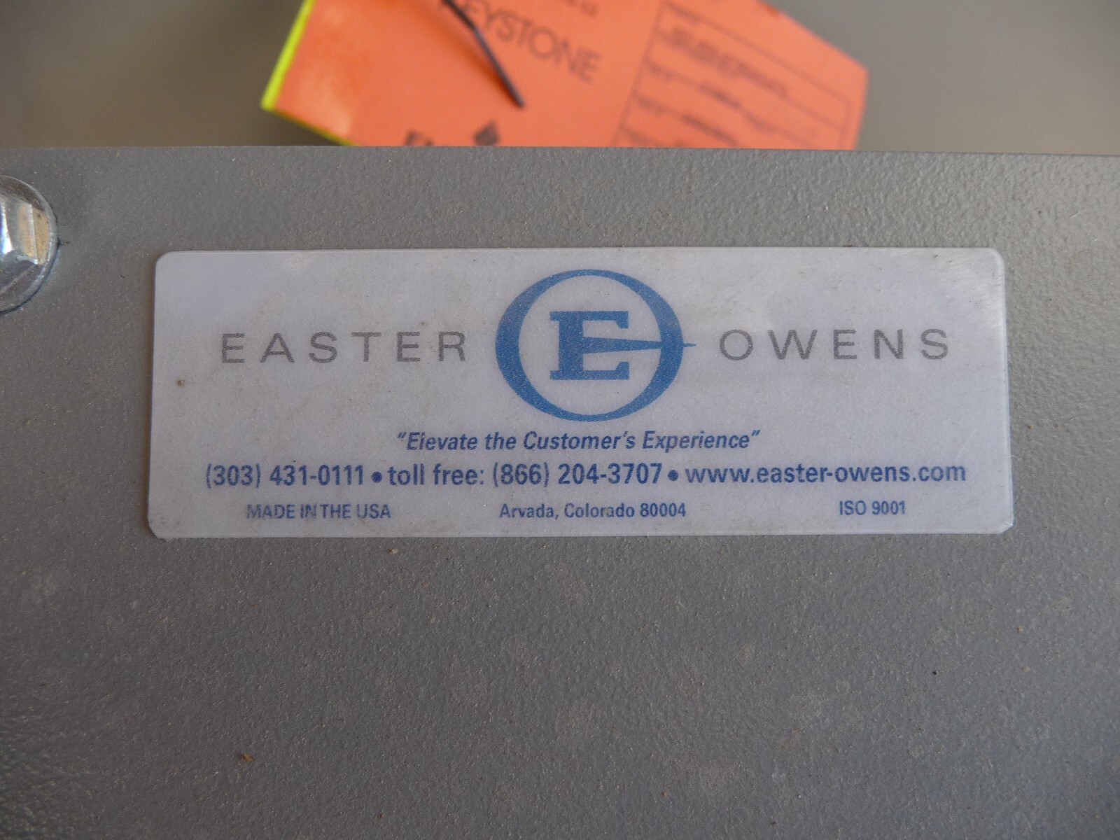 New Surplus Easter Owens Empty Enclosure 24"x14"x6" Screw on Face 3YA0
