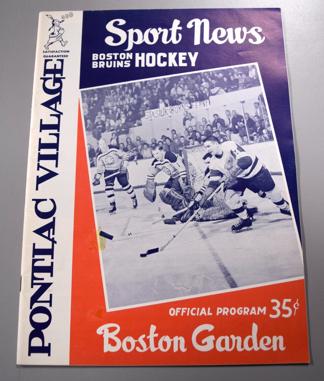 Boston Bruins Vs Toronto Maple Leafs March 6th 1960 Official Game Program Bower