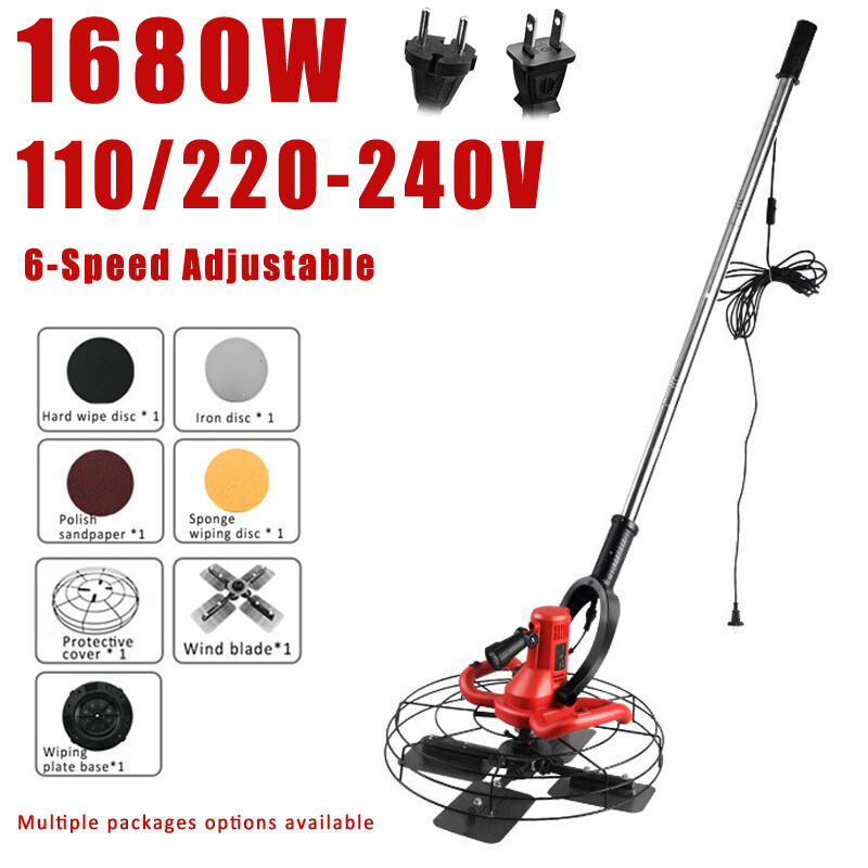 Electric Sander Trowel Calender 1680W Cement Trowel Concrete Floor Polishing New