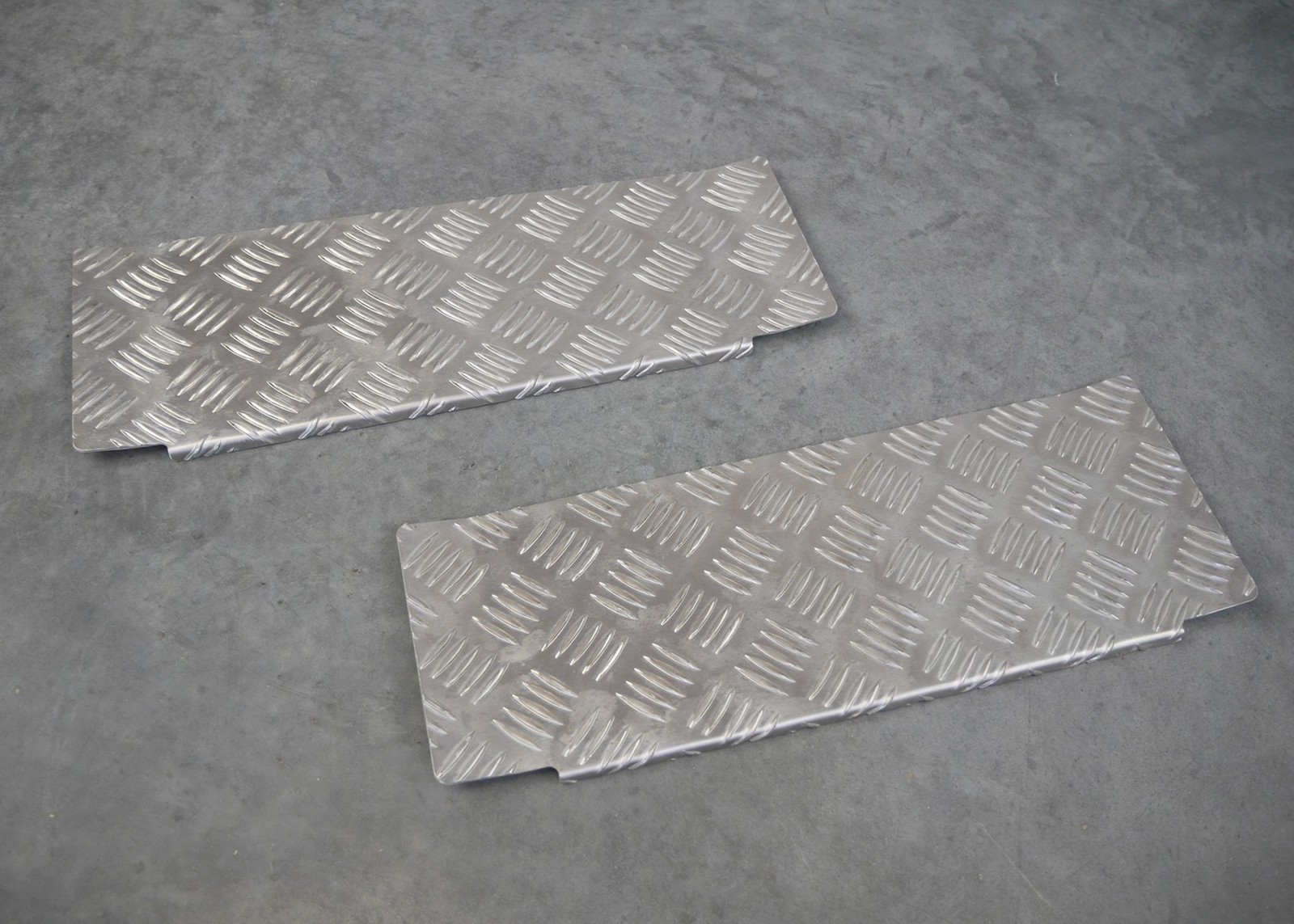 Volkswagen VW Multivan 2003-2015 Front Inner Step Covers Silver