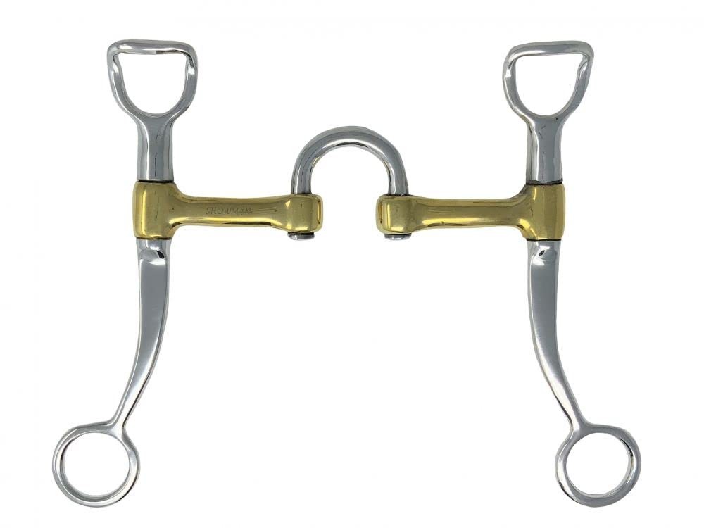 Showman Stainless Steel Bit w/ Port Brass Mouth