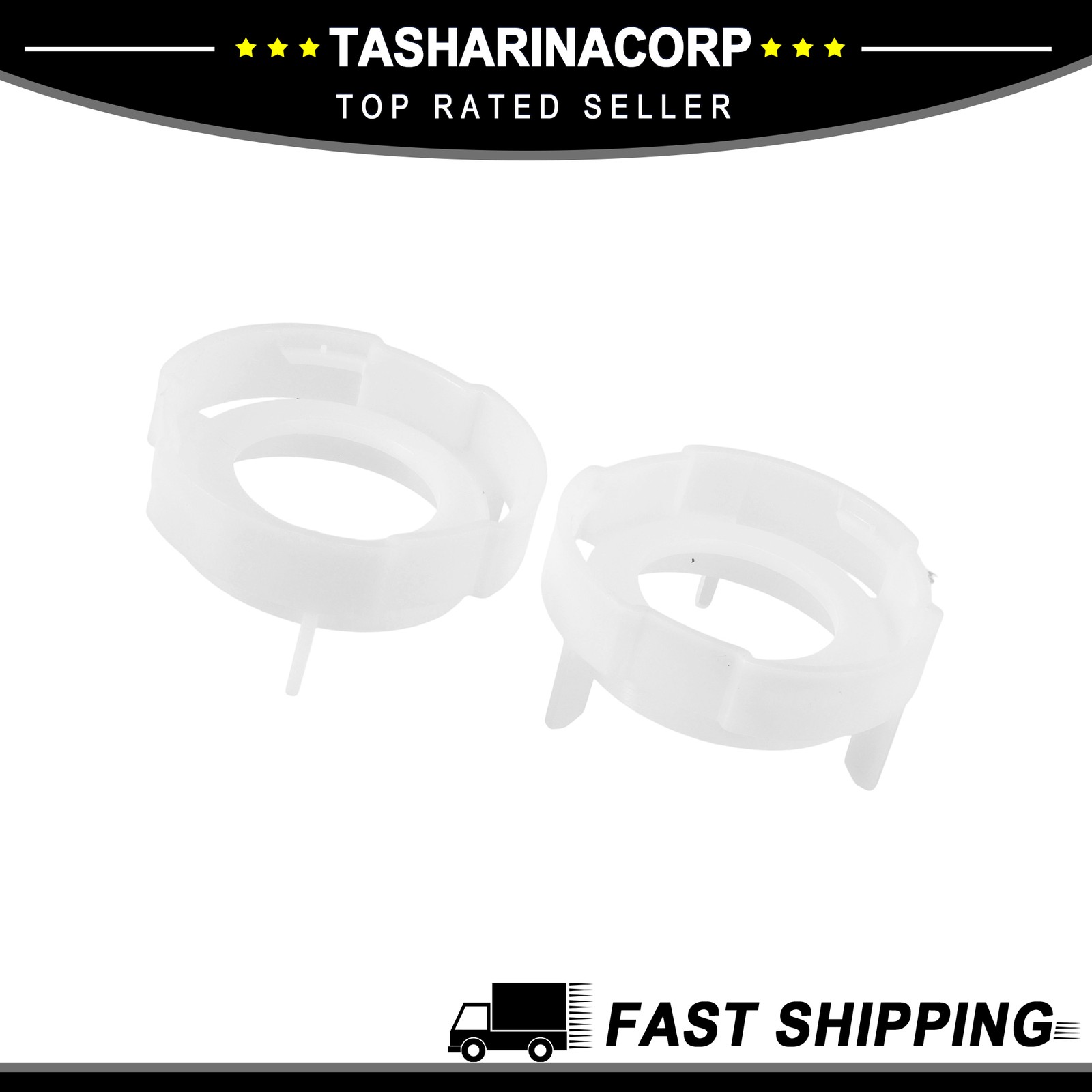 2pcs Headlight Bulb Retainer Ring for Nissan Frontier Altima Murano 260290Z800