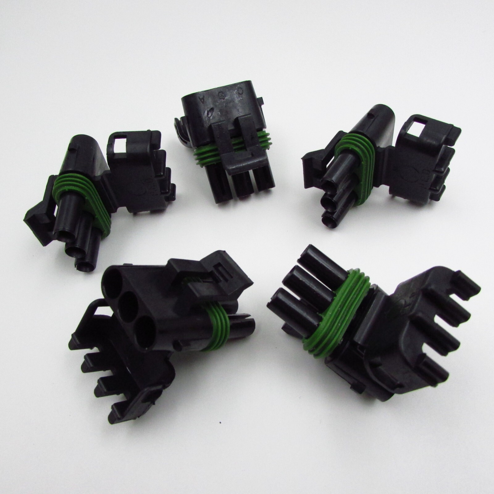 Qty 5 Weather Pack Tower Female Half 3 Conductor Aptiv 5 Pack  12015793