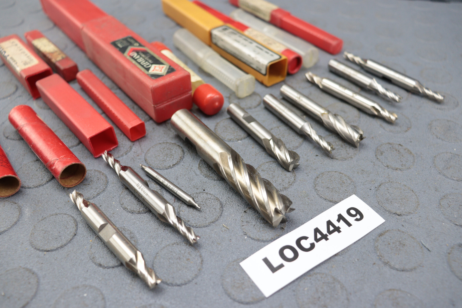 CLEVELAND & OTHERS  HSS END MILL  4 FLUTE LOT OF 10  LOC4419