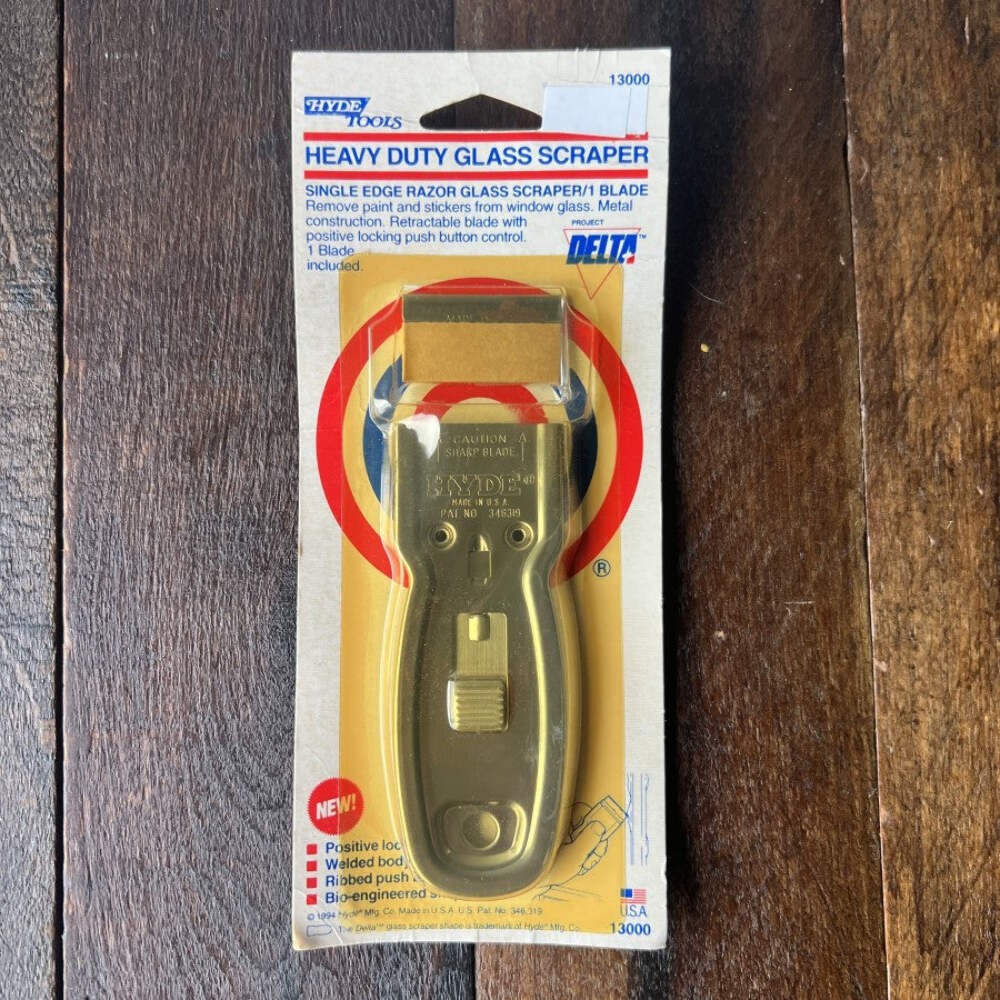 Hyde Tools 13000 Heavy Duty Glass Scraper (USA)