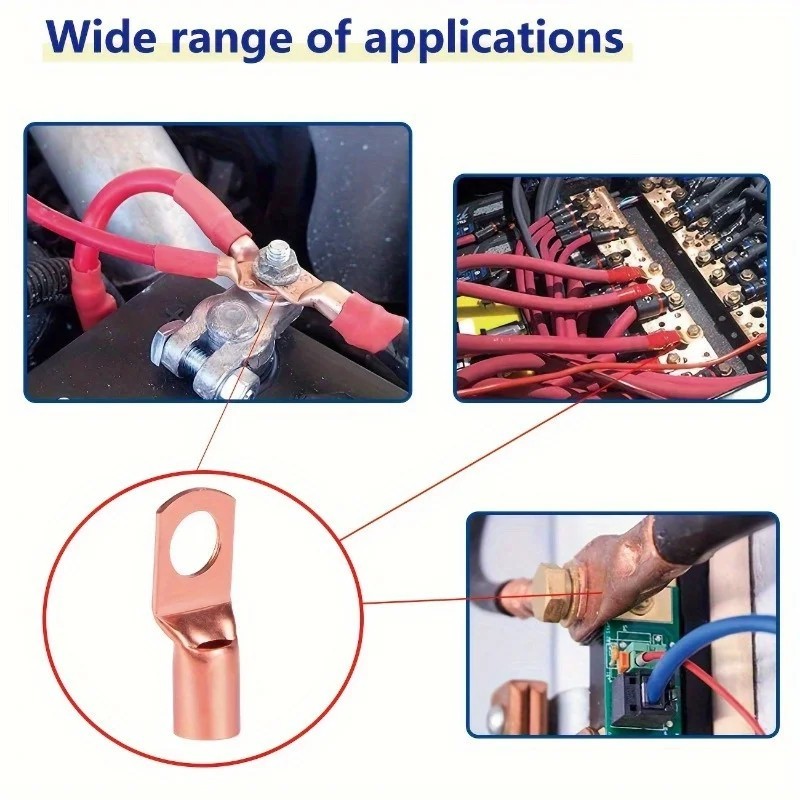 60PCS Copper Terminal Connector Kit - Electrical Wire Connectors for Wiring