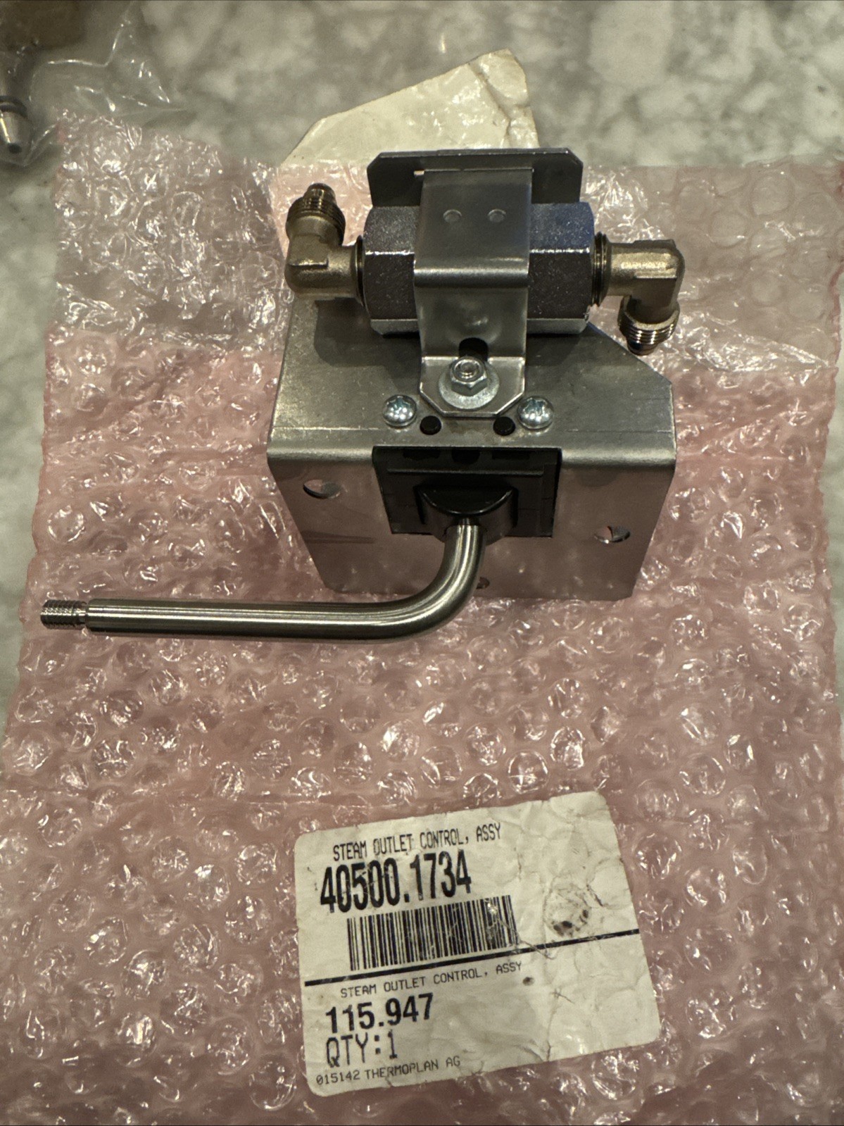 Mastrena Steam outlet control, assy, Z-Form 115.947 Thermoplan