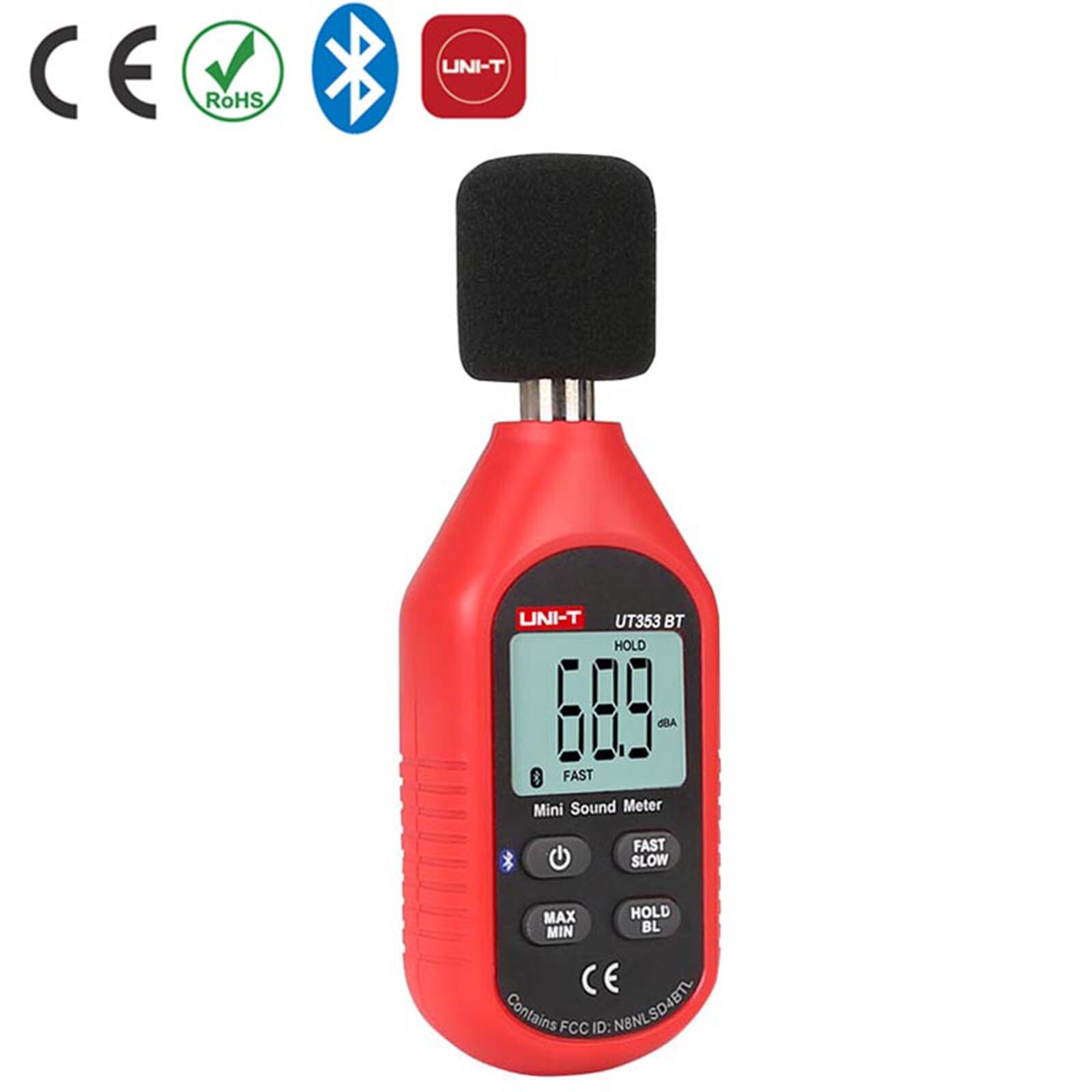 UNI-T UT353-BT Mini Sound Level Meter Adjustable Sampling RateLCD Backlight