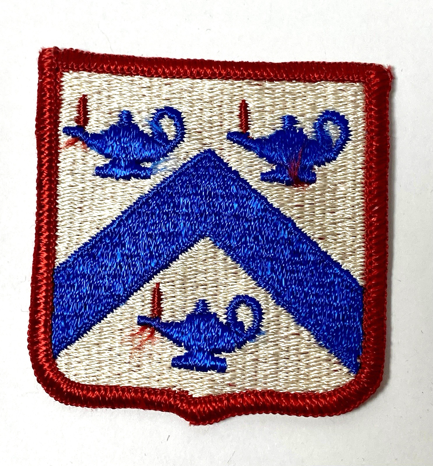 1 Vtg US Army Command & General Staff School Embroidered Patch Vietnam War NOS
