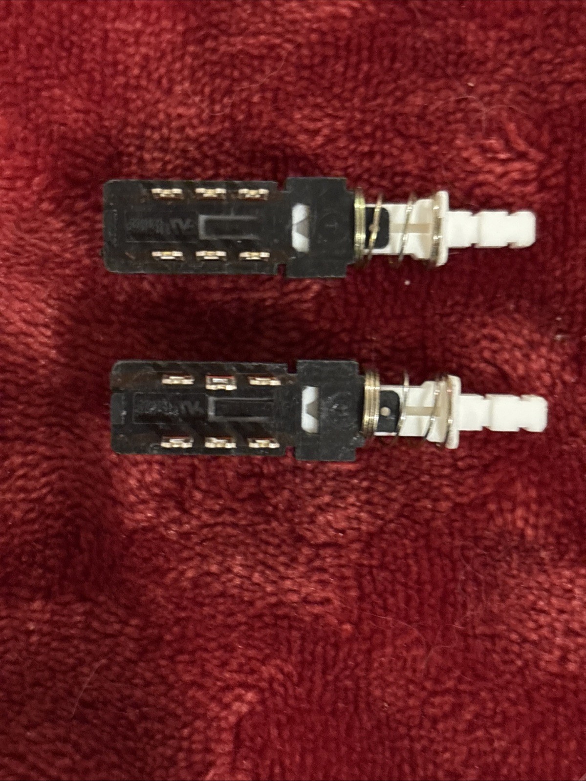 2 Push Button Switch, 2PDT Momentary, Toneluck, E-Switch, PBNN2A35AAG, Ham Radio